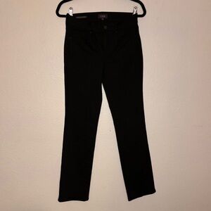 NYDJ Marilyn Straight Jeans Women’s 0 Charcoal Grey Lift Tuck Premium Denim